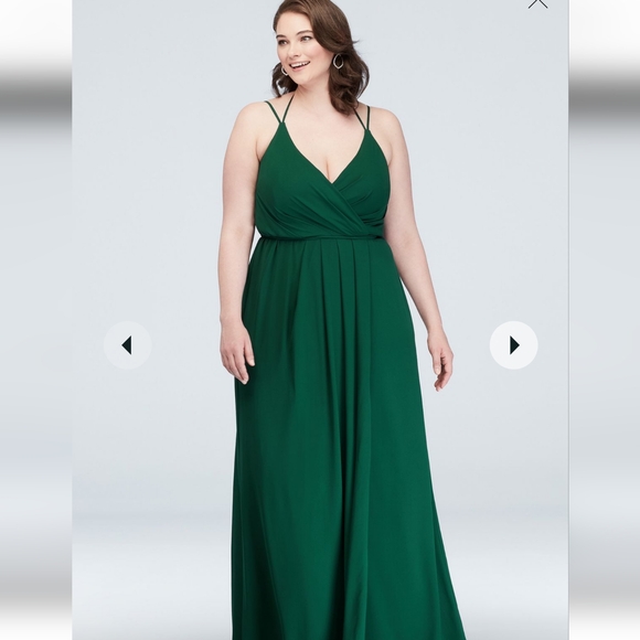 David's Bridal Georgette Bridesmaid Dress - Picture 12 of 14